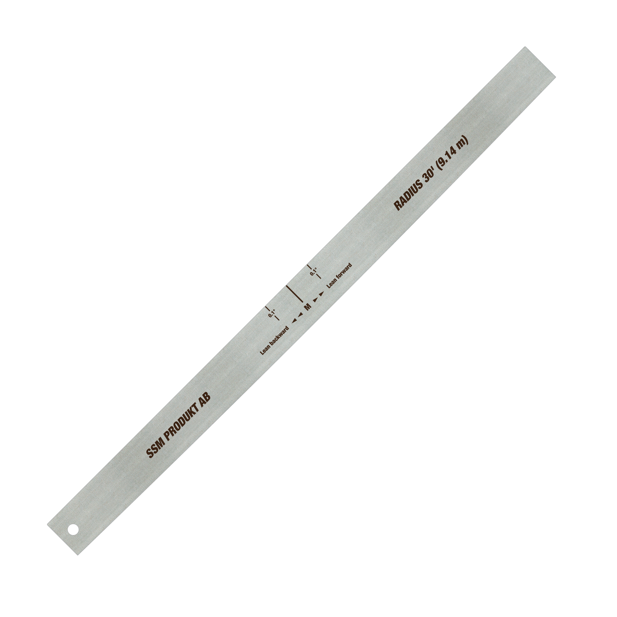 Radius template 30'